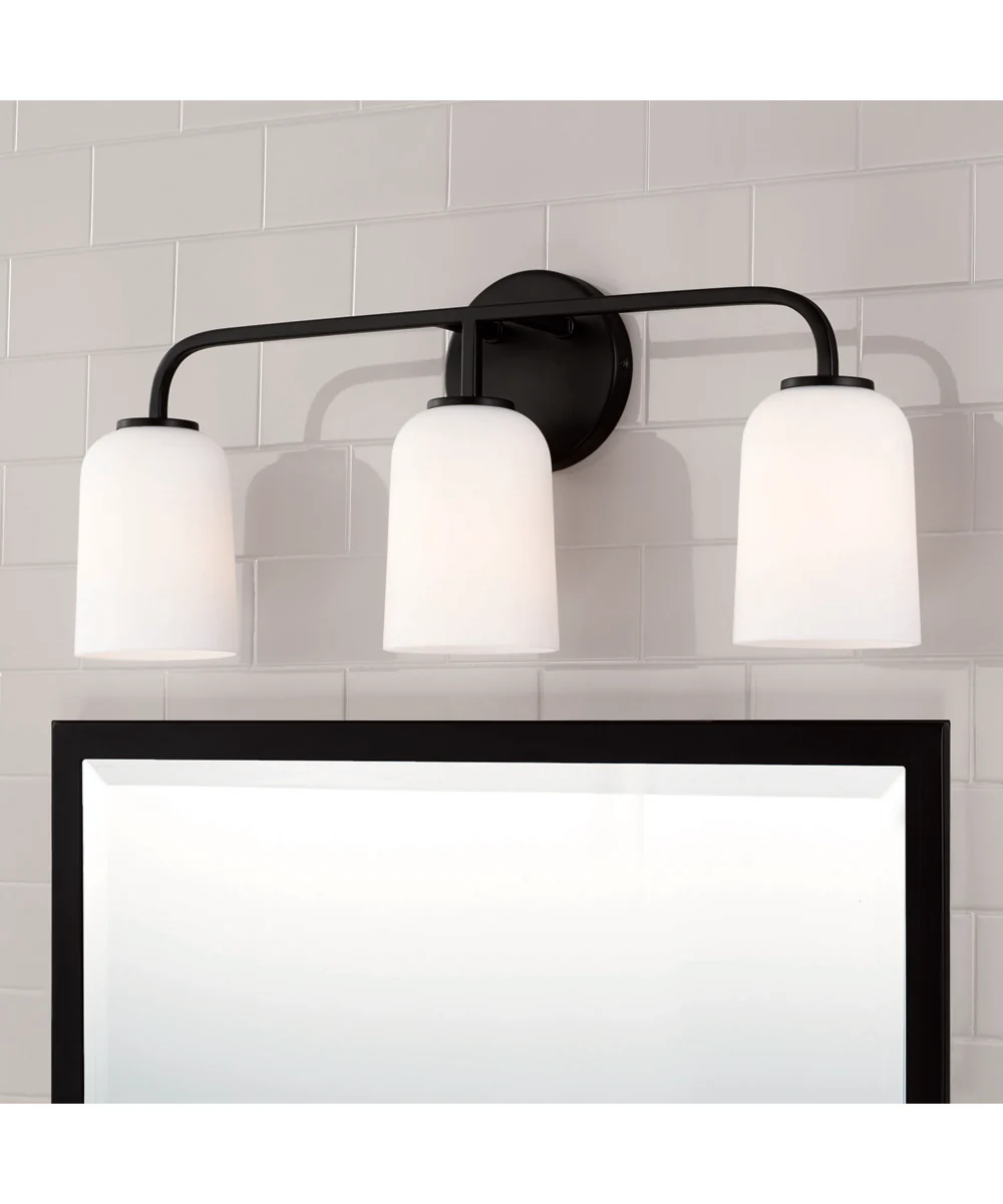 Lawson 3-Light Vanity Matte Black - Image 2
