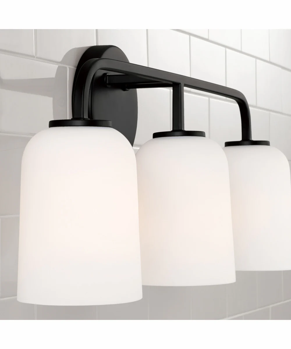Lawson 3-Light Vanity Matte Black - Image 3