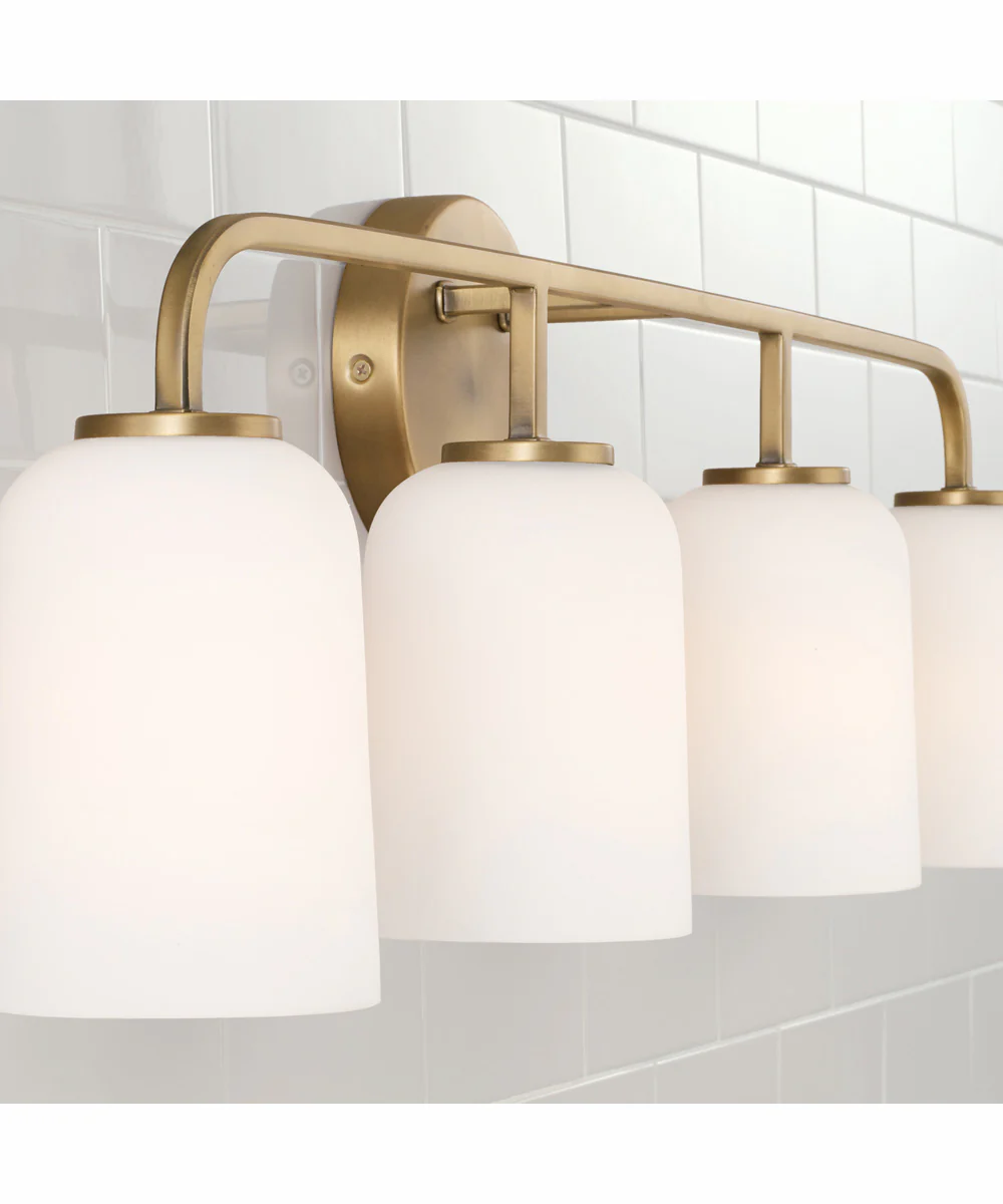 Lawson 4-Light Vanity Aged Brass - Image 3