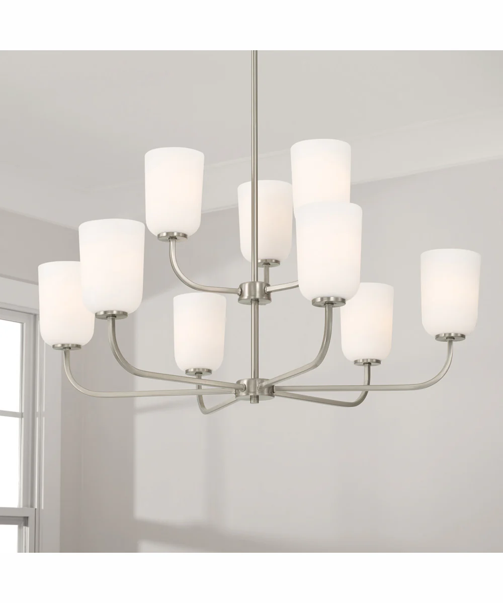 Lawson 9-Light Chandelier Brushed Nickel - Image 2