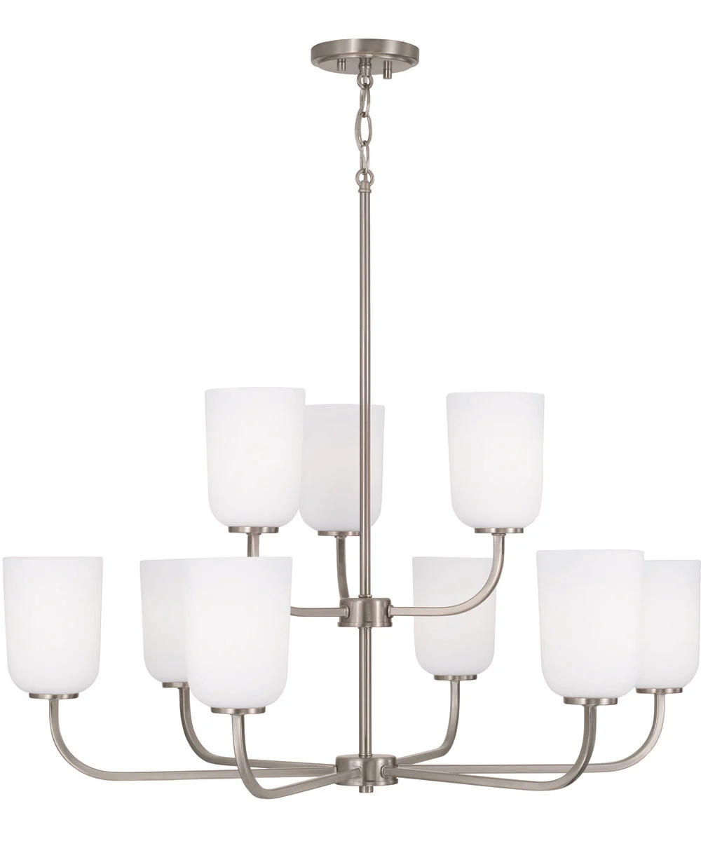 Lawson 9-Light Chandelier Brushed Nickel - Image 4