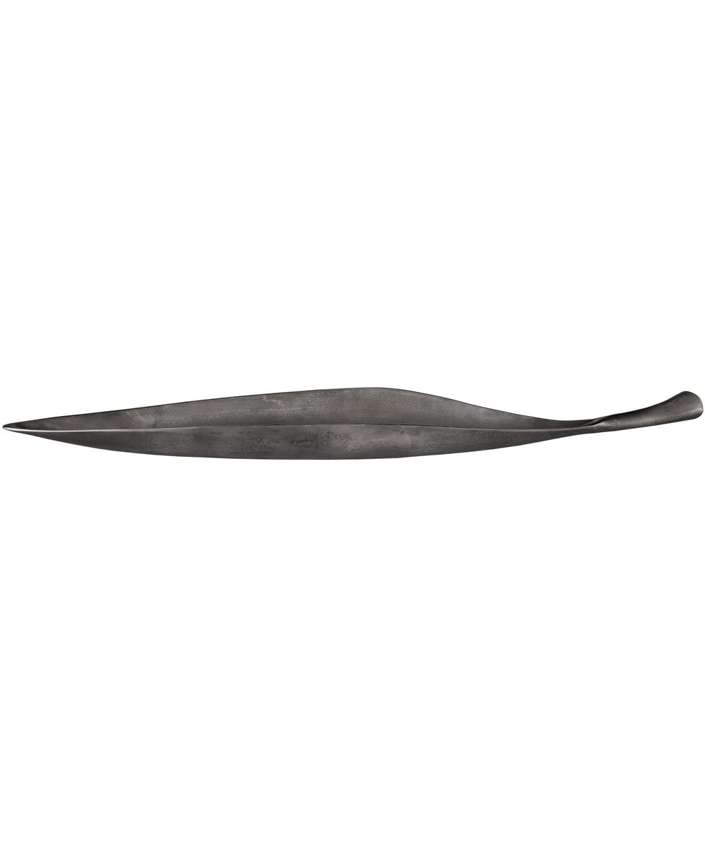 Leaflet Dark Nickel Outdoor Bowl - Image 2