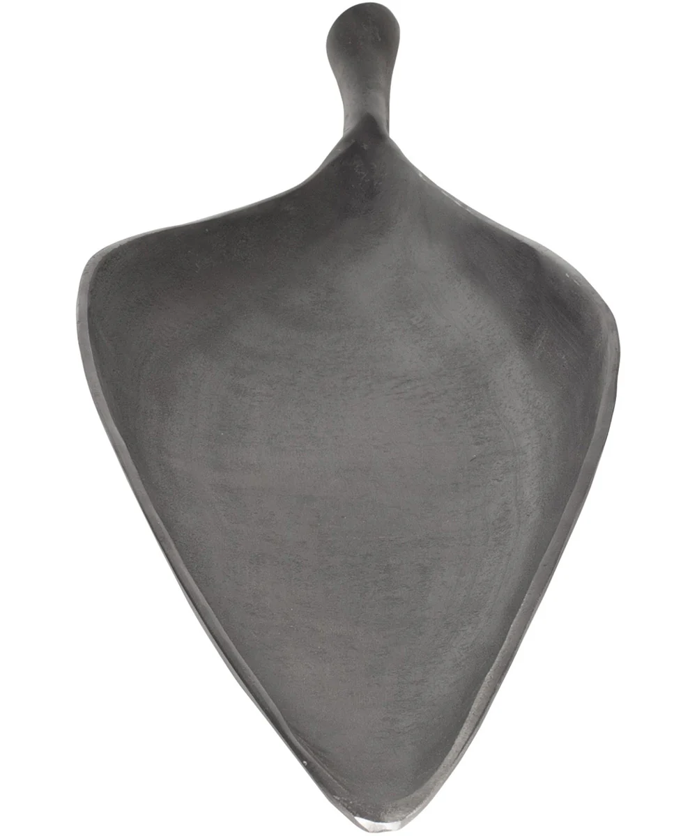 Leaflet Dark Nickel Outdoor Bowl - Image 4