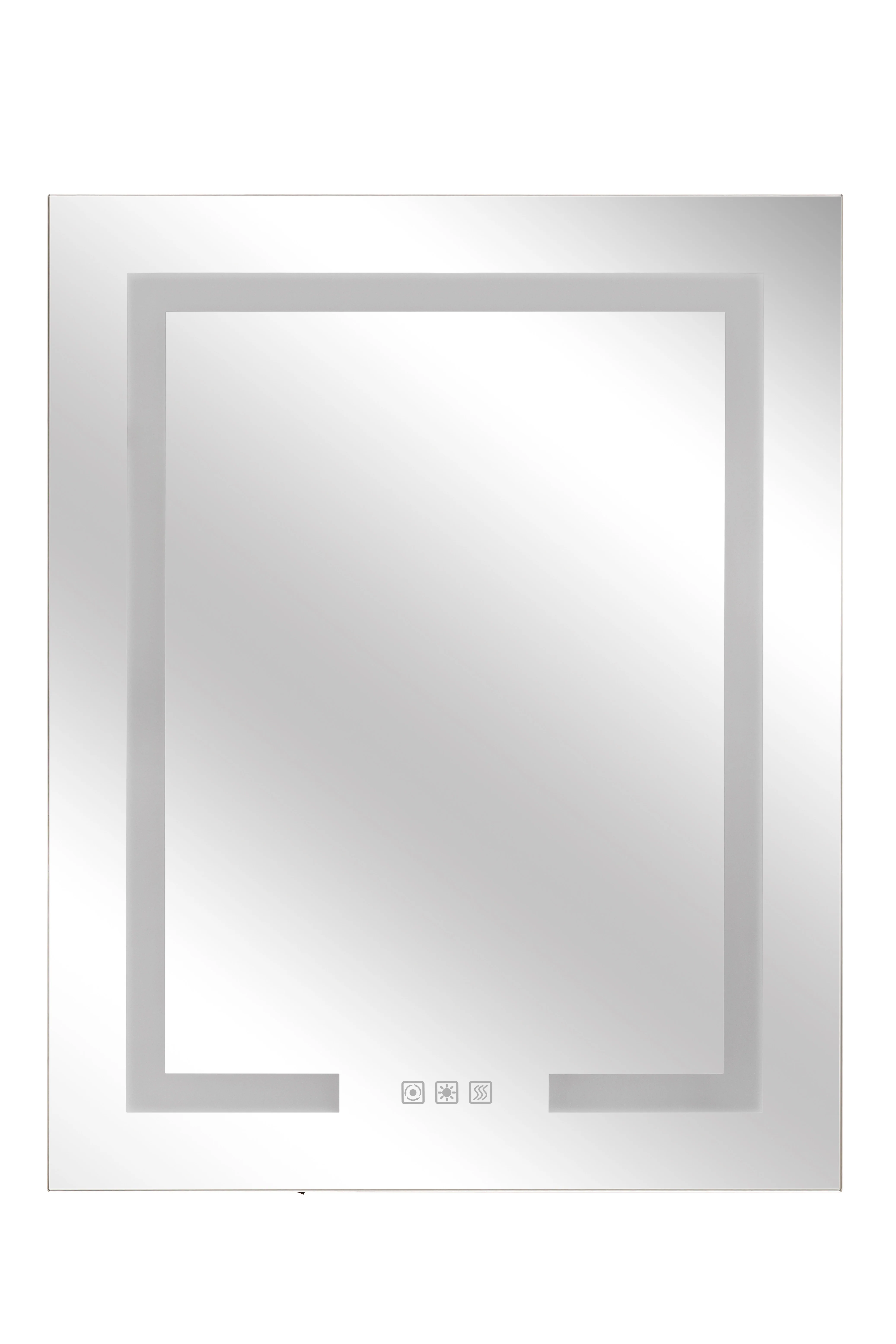 LED Cabinet Mirror 1-Light Mirror White