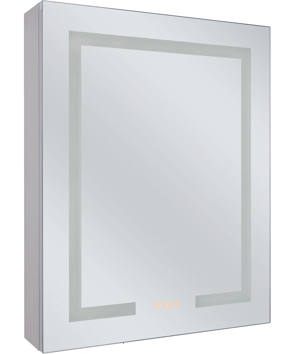 LED Cabinet Mirror 1-Light Mirror White - Image 6