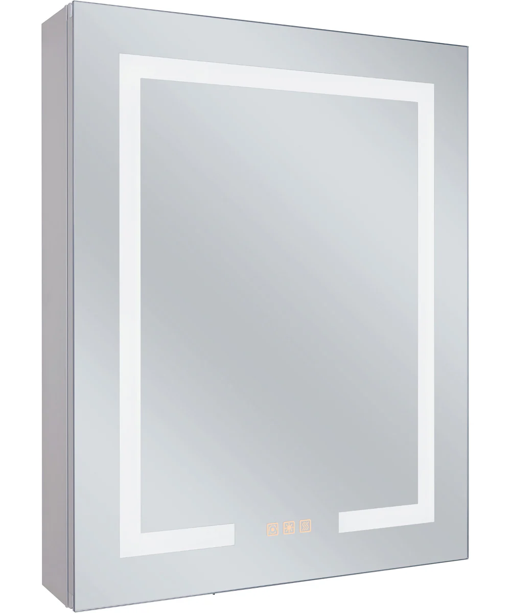 LED Cabinet Mirror 1-Light Mirror White - Image 8