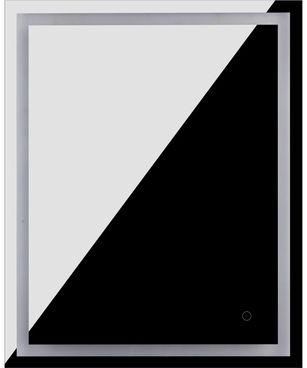 LED Lighted Mirror 1-Light Mirror White
