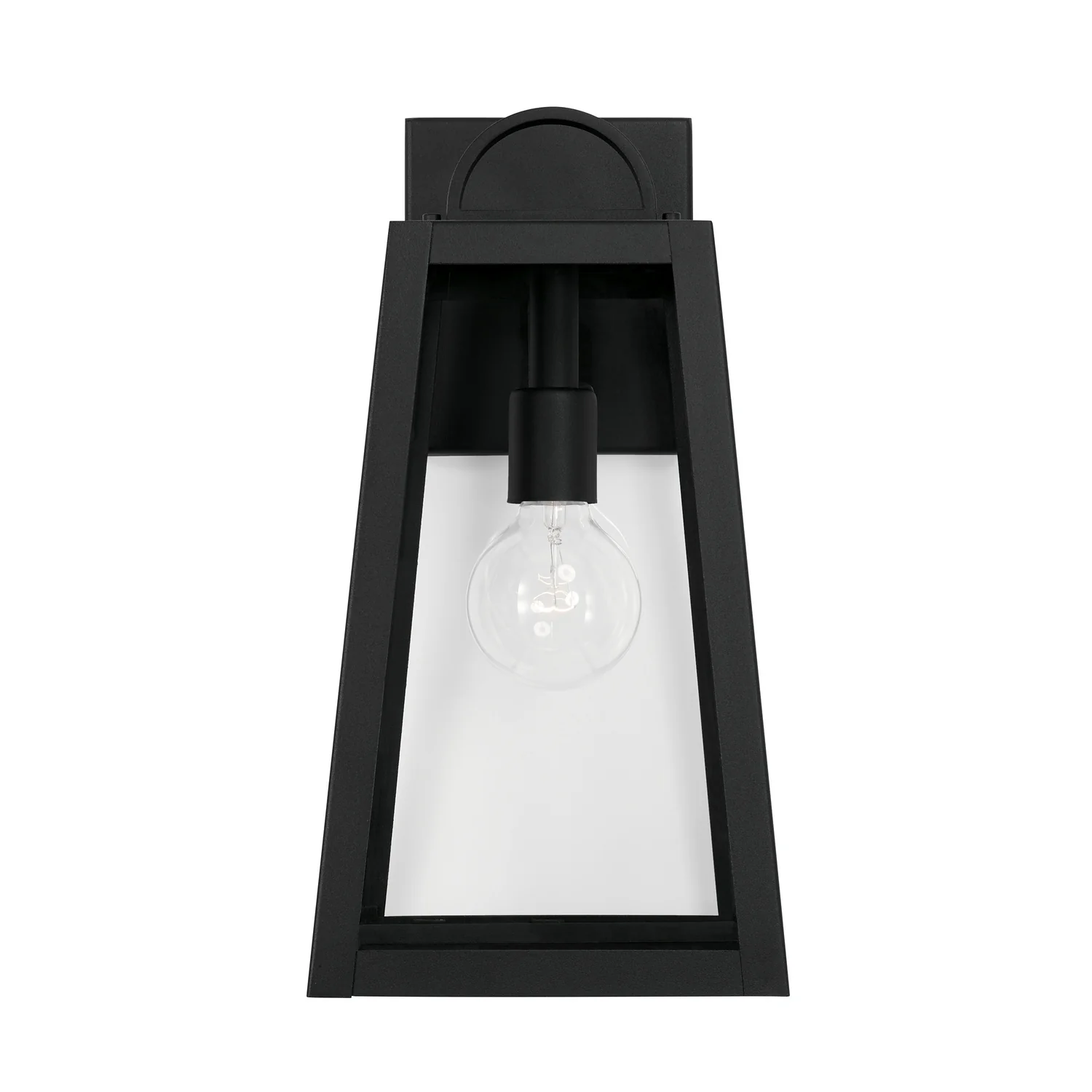Leighton 1-Light Outdoor Wall-Lantern Rain or Shine - Black - Image 4