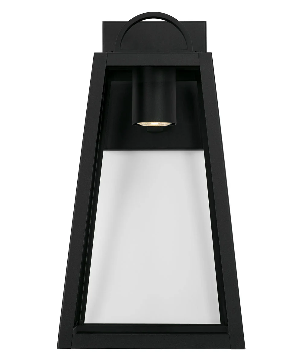 Leighton 1-Light Outdoor Wall-Lantern Rain or Shine - Black - Image 4
