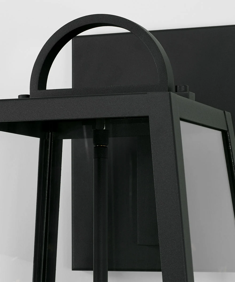 Leighton 4-Light Outdoor Wall-Lantern Rain or Shine - Black - Image 3