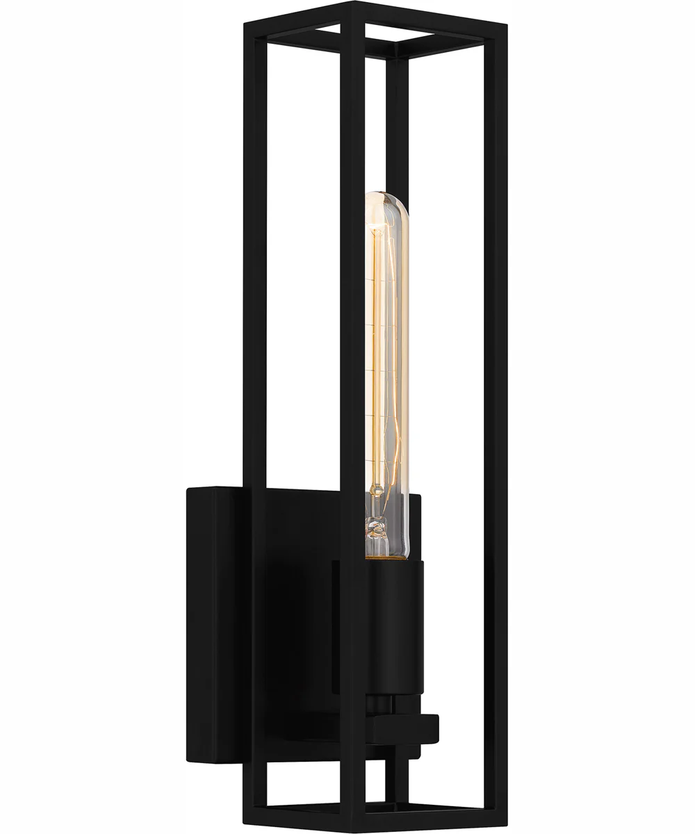 Leighton Small 1-light Wall Sconce Matte Black - Image 2