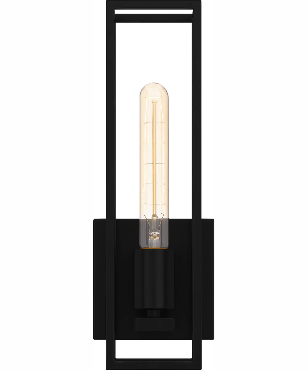 Leighton Small 1-light Wall Sconce Matte Black - Image 4
