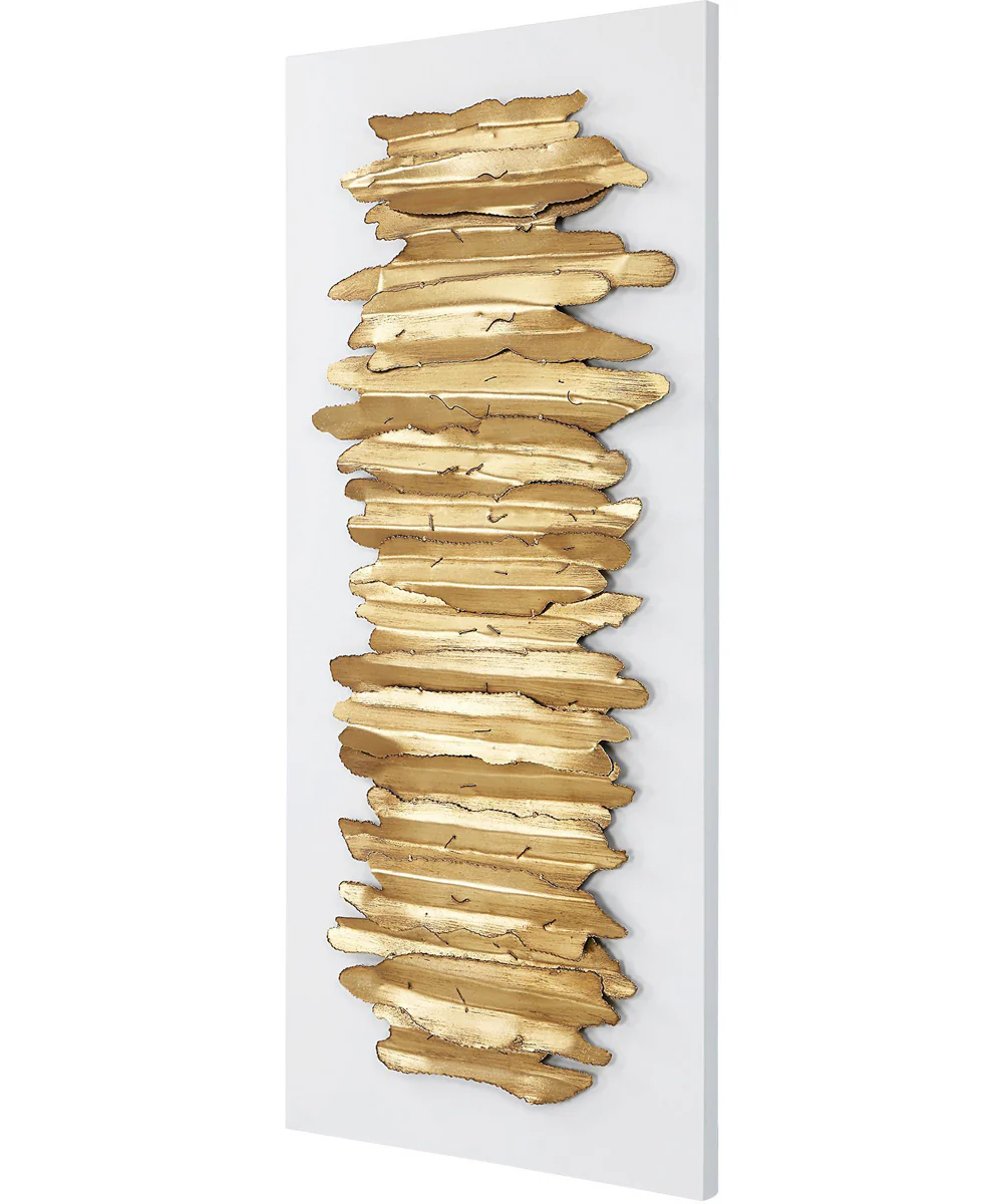 Lev White Metal Wall Decor - Image 3
