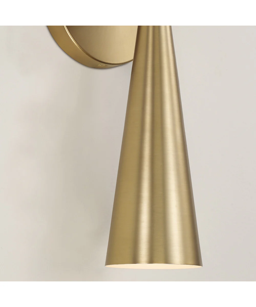 Levi 2-Light Sconce Matte Brass - Image 3