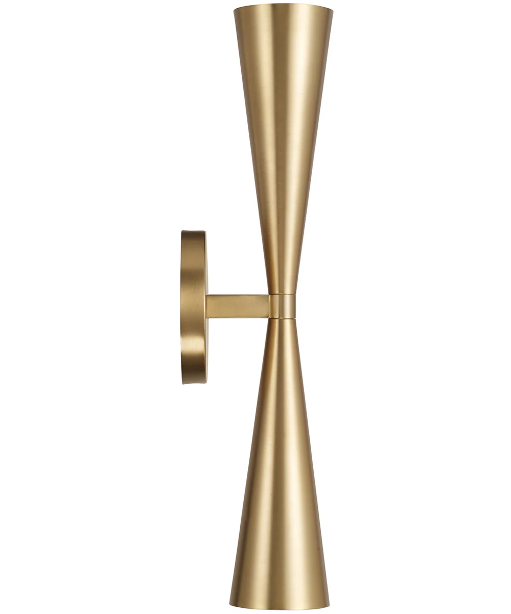 Levi 2-Light Sconce Matte Brass - Image 5