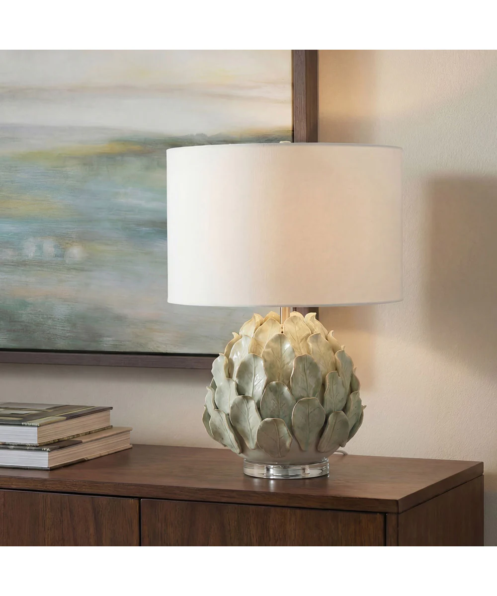 Levlyn Pale Green Table Lamp - Image 2