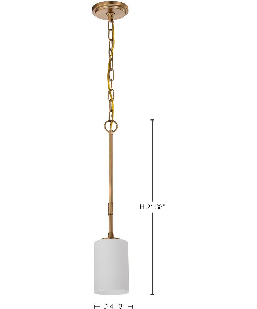 Liam 1-Light Pendant Burnished Brass - Image 12