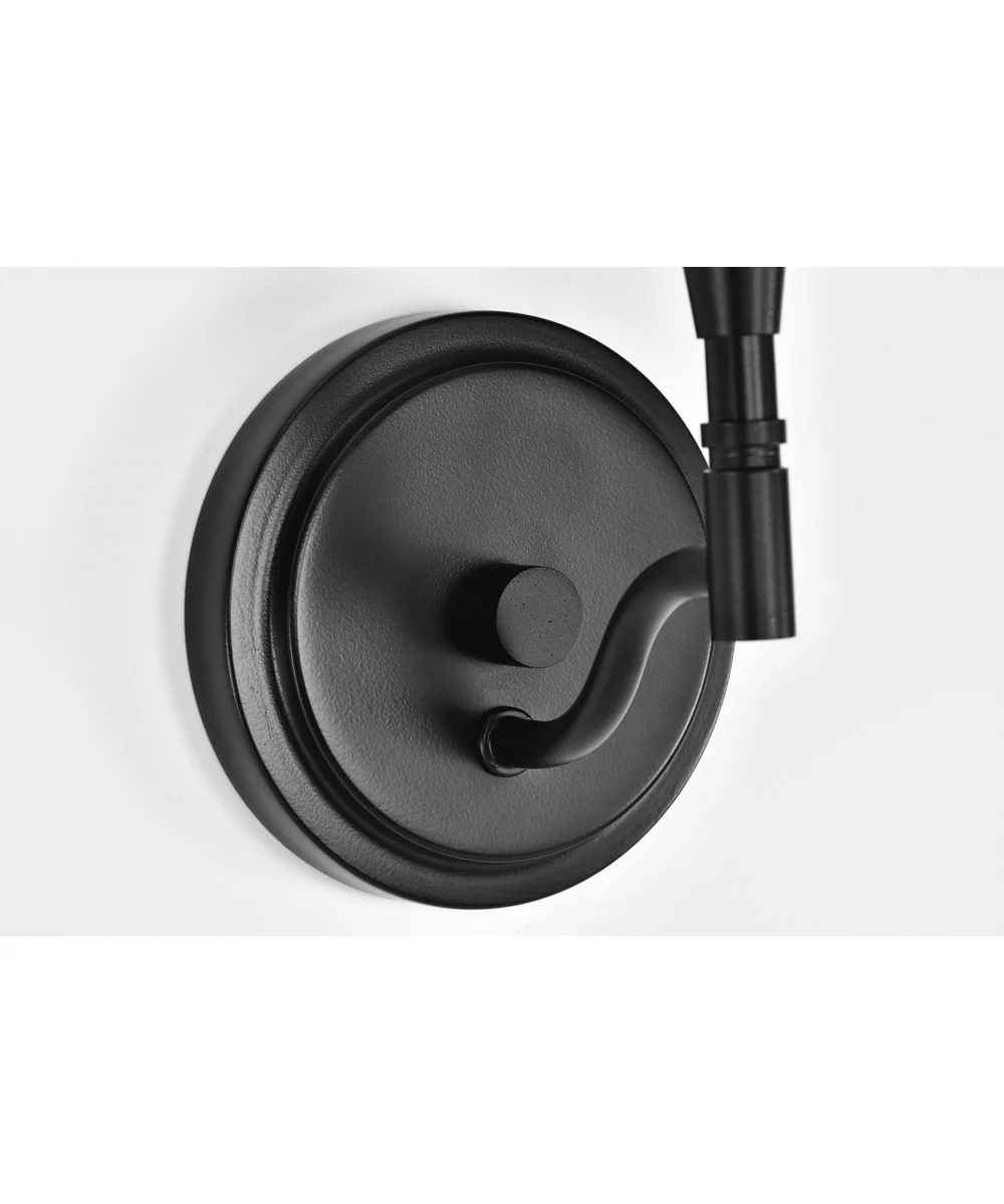 Liam 1-Light Vanity & Wall Matte Black - Image 10