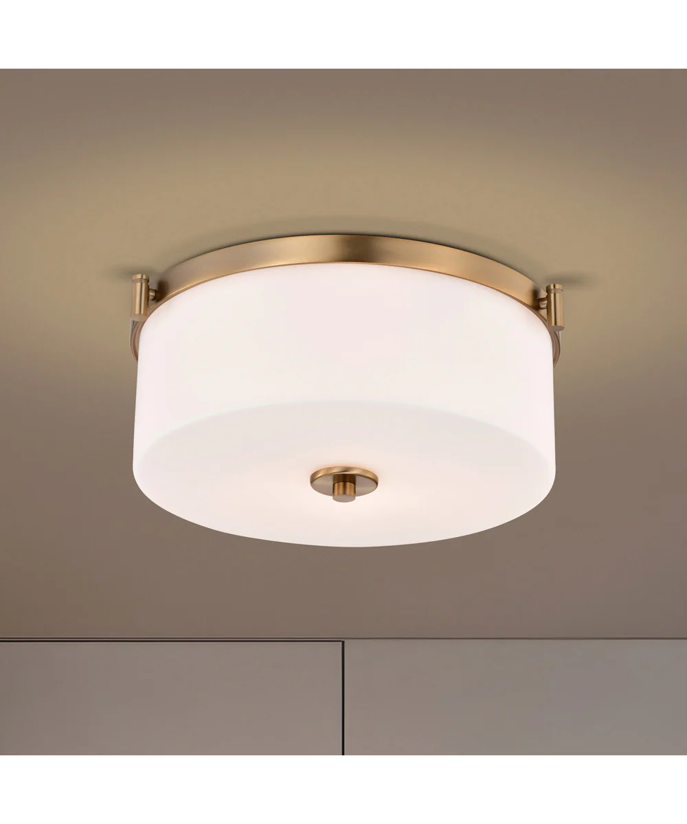 Liam 3-Light Close-to-Ceiling Burnished Brass - Image 3
