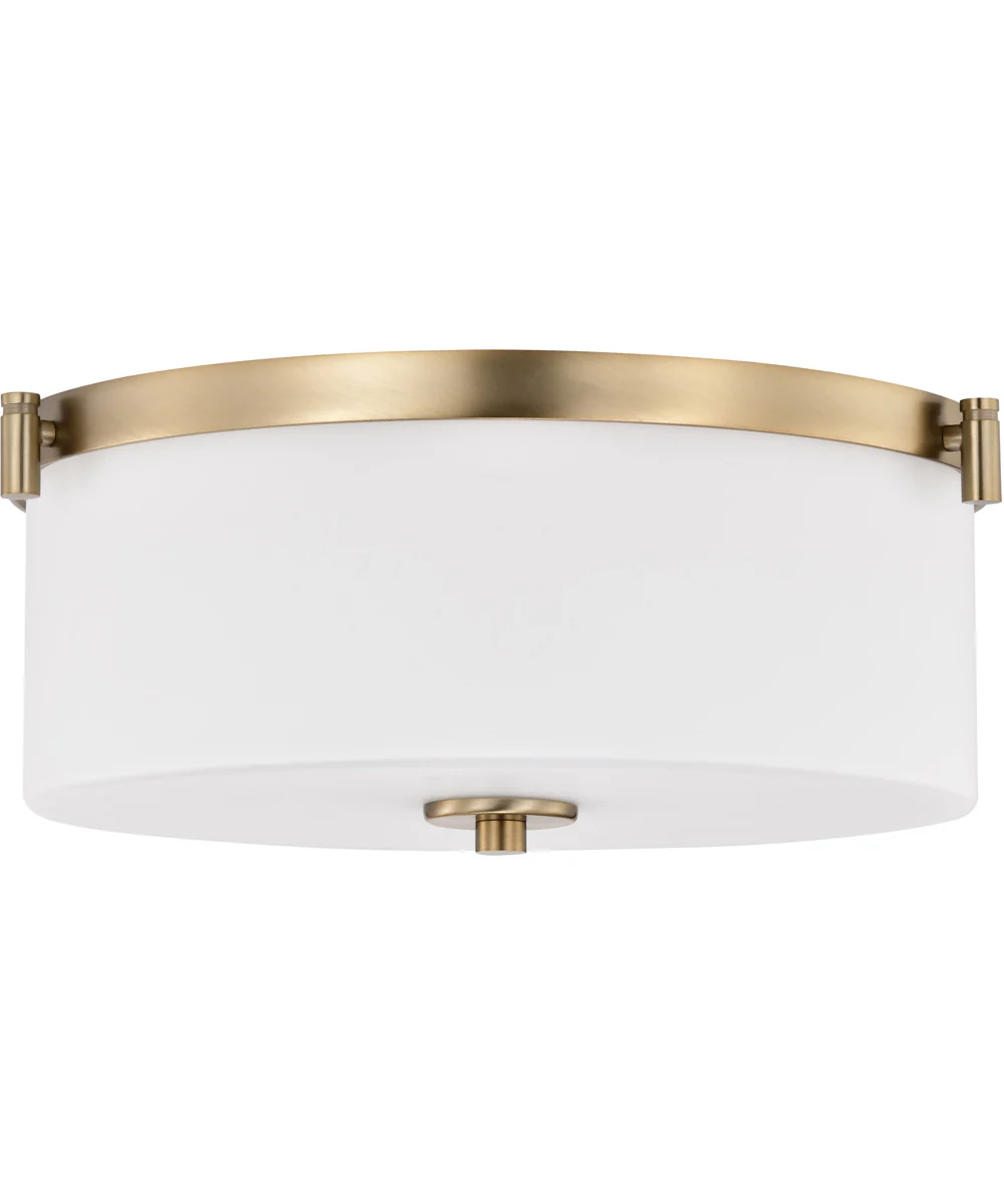 Liam 3-Light Close-to-Ceiling Burnished Brass - Image 5