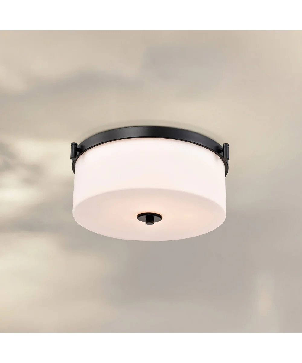 Liam 3-Light Close-to-Ceiling Matte Black - Image 3