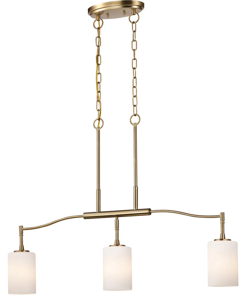 Liam 3-Light Pendant Burnished Brass - Image 4