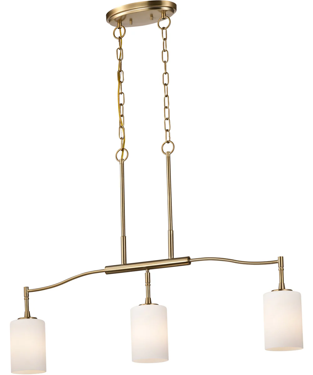 Liam 3-Light Pendant Burnished Brass - Image 6