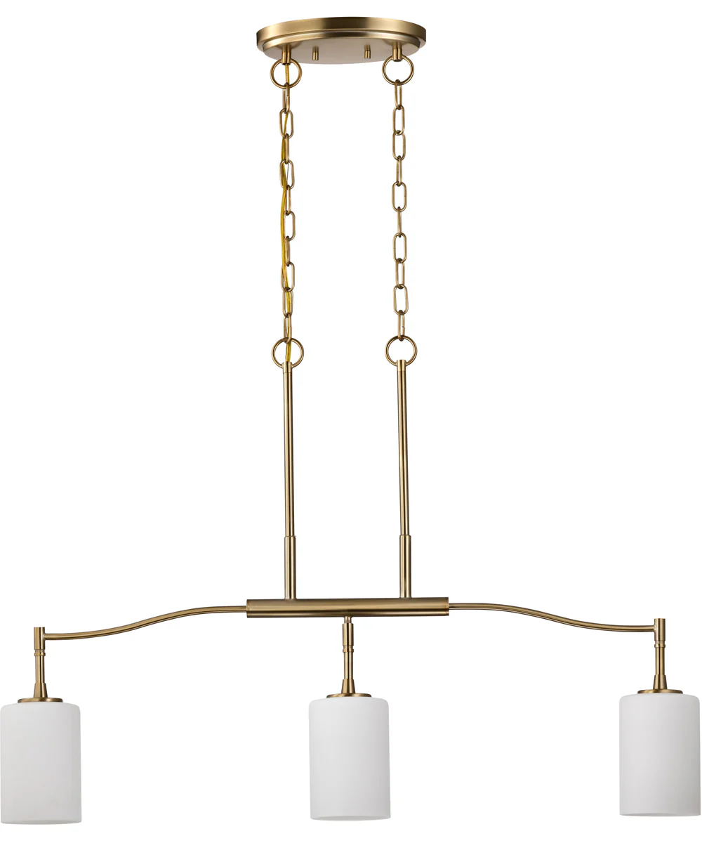 Liam 3-Light Pendant Burnished Brass - Image 9