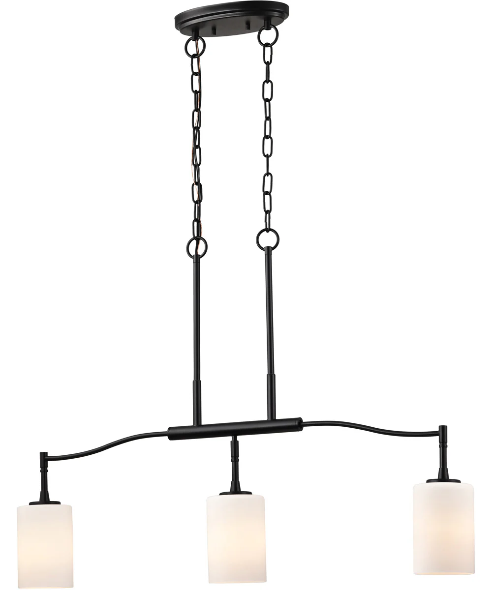 Liam 3-Light Pendant Matte Black - Image 6