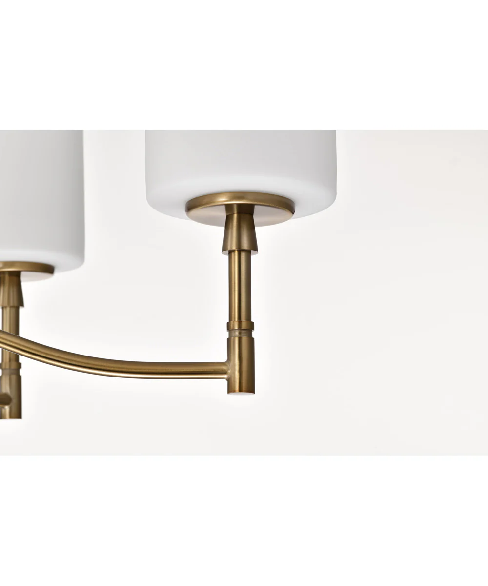Liam 6-Light Chandelier Burnished Brass - Image 10