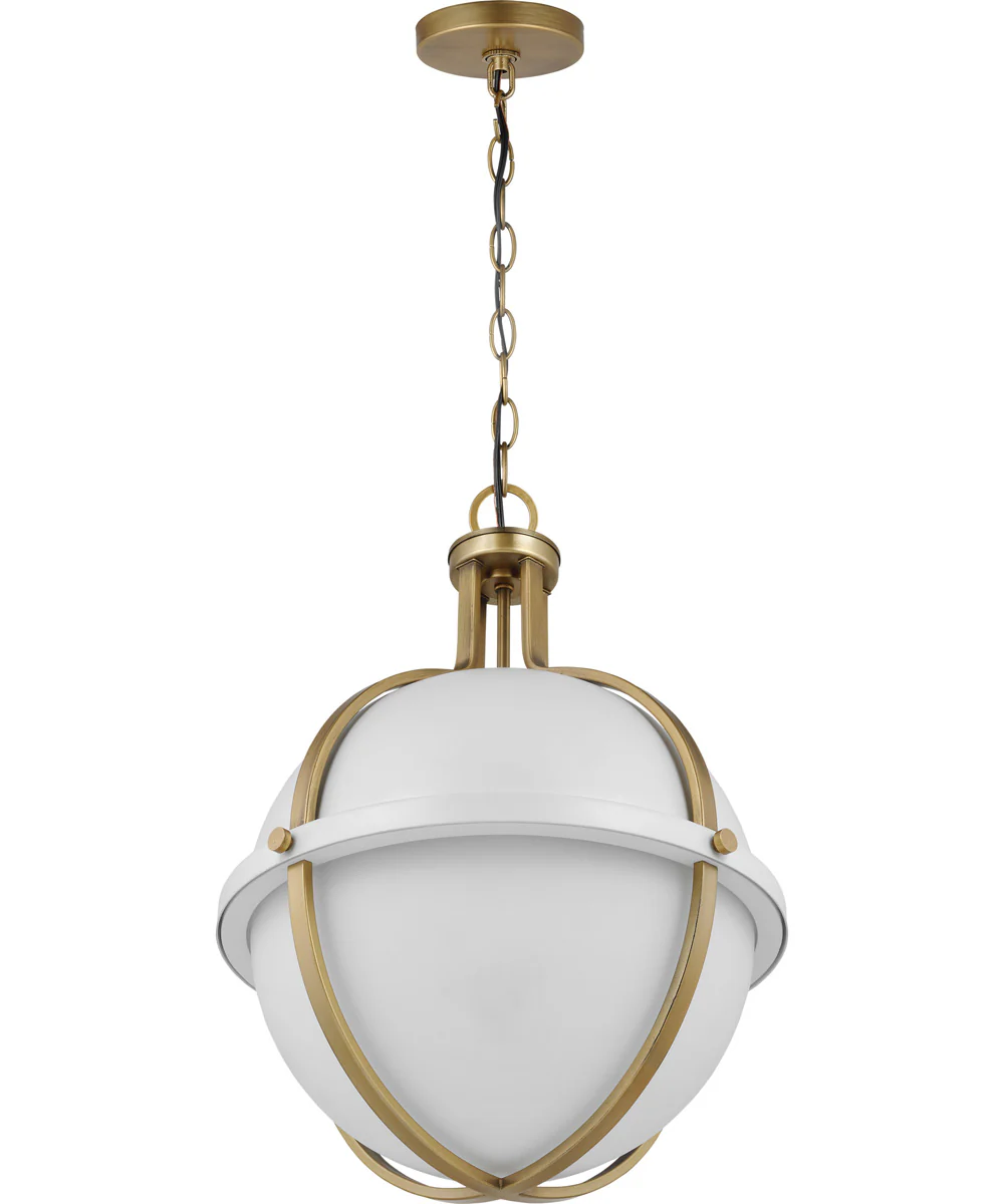 Lincoln 1-Light Pendant Matte White - Image 3