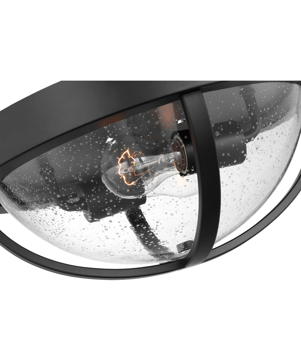 Lincoln 2-Light Close-to-Ceiling Matte Black - Image 5