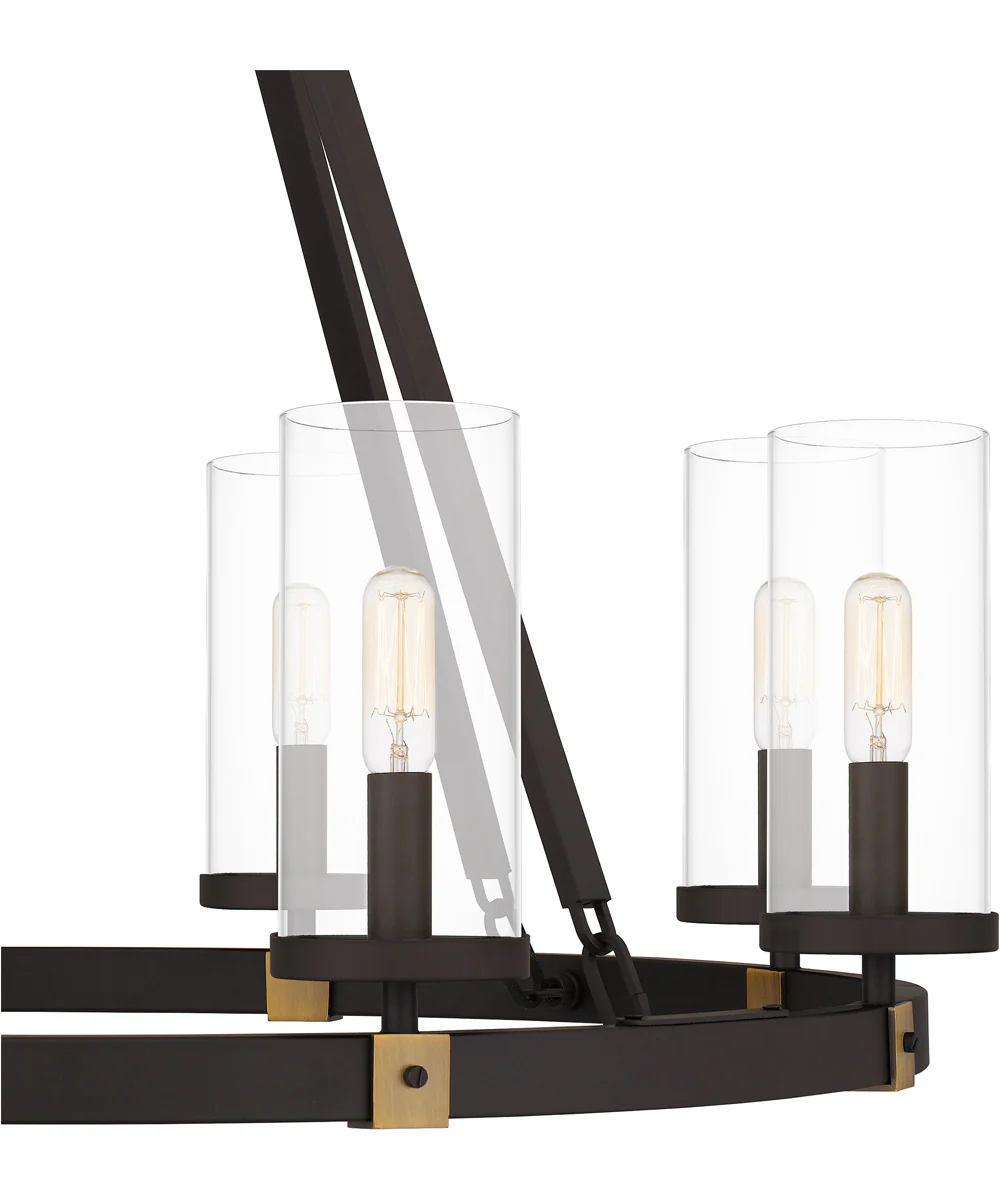 Lisbon 8-light Chandelier Old Bronze - Image 6