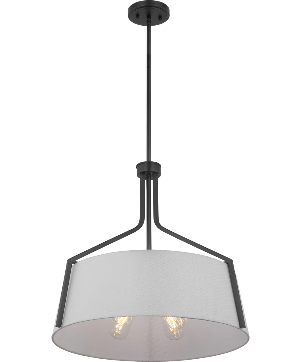 Livingston 4-Light Pendant Matte Black - Image 3