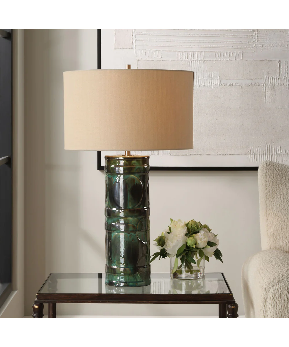 Loch Green Glaze Table Lamp - Image 2