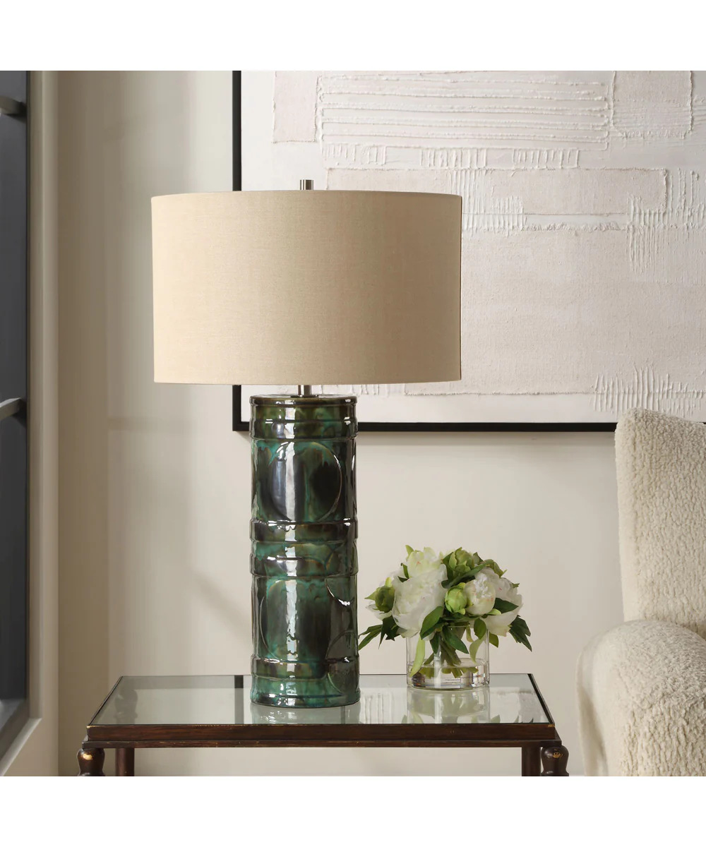Loch Green Glaze Table Lamp - Image 3