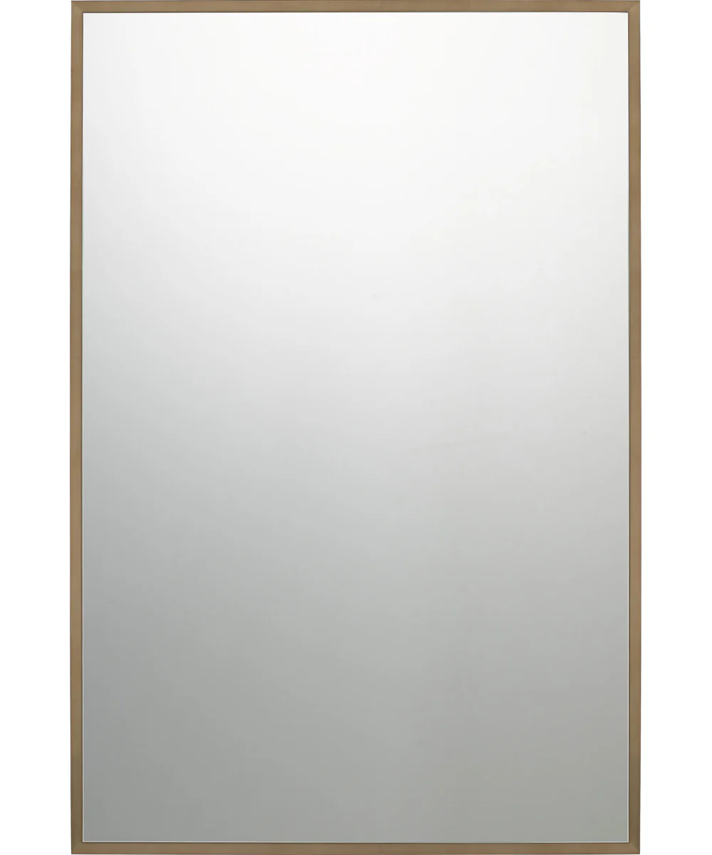 Lockport Large Mirror Antique Brass