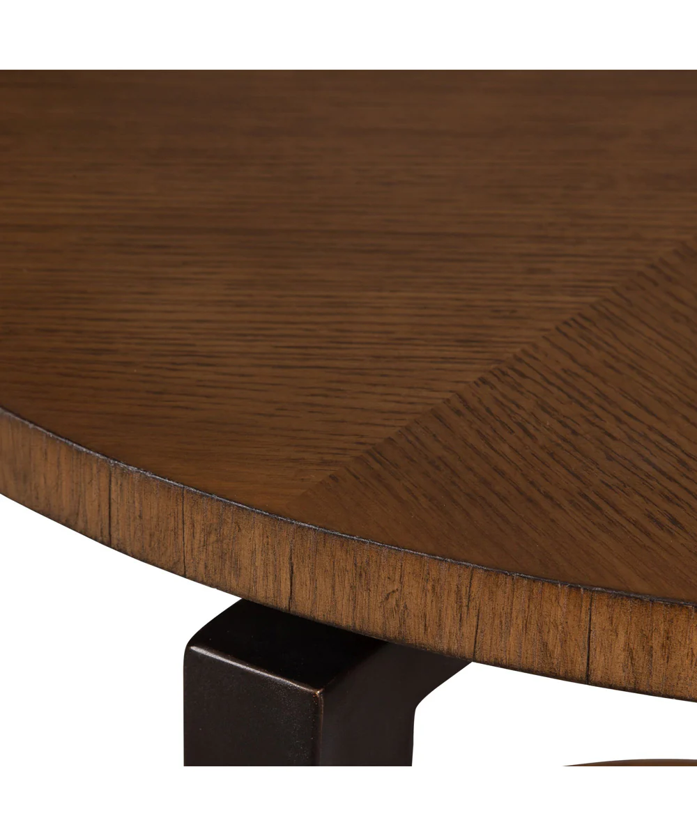 Loddon Oak Side Table - Image 5