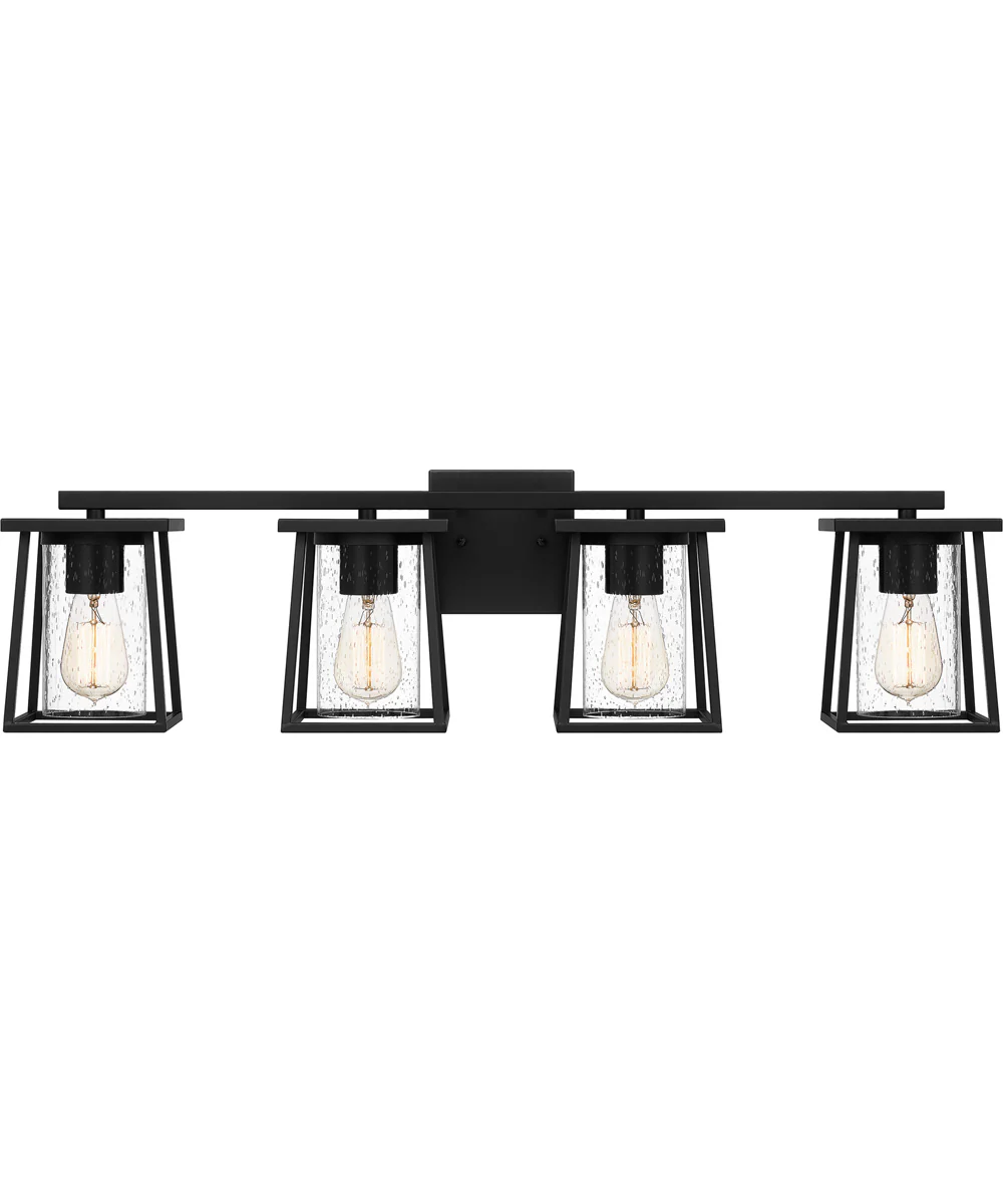 Lodge Extra Large 4-light Bath Light Matte Black - Image 2