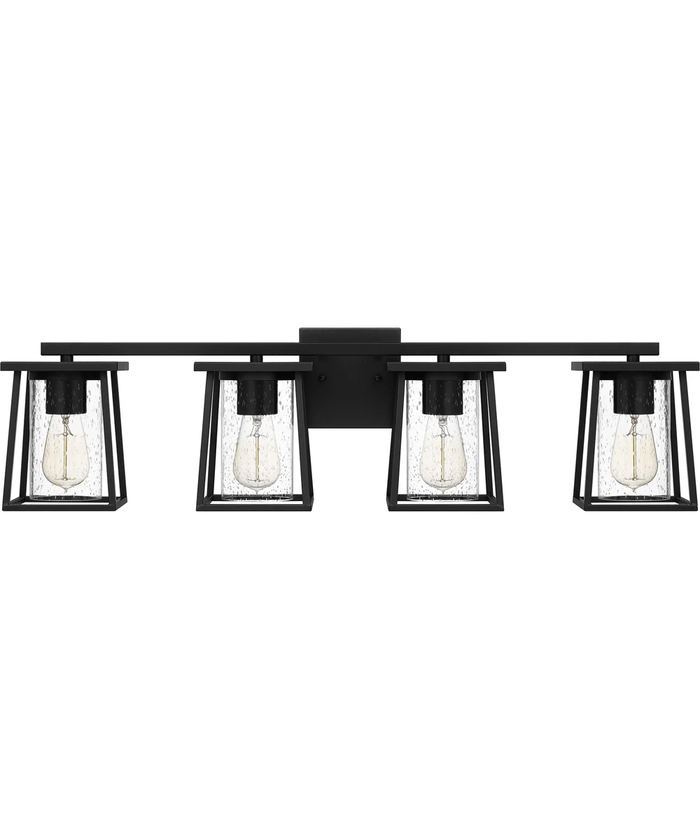 Lodge Extra Large 4-light Bath Light Matte Black - Image 3
