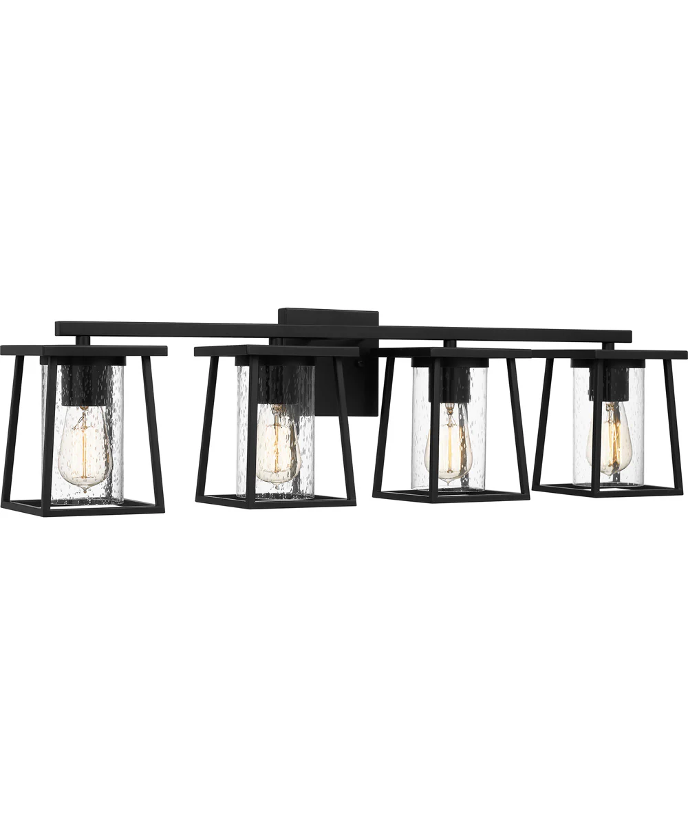 Lodge Extra Large 4-light Bath Light Matte Black - Image 4