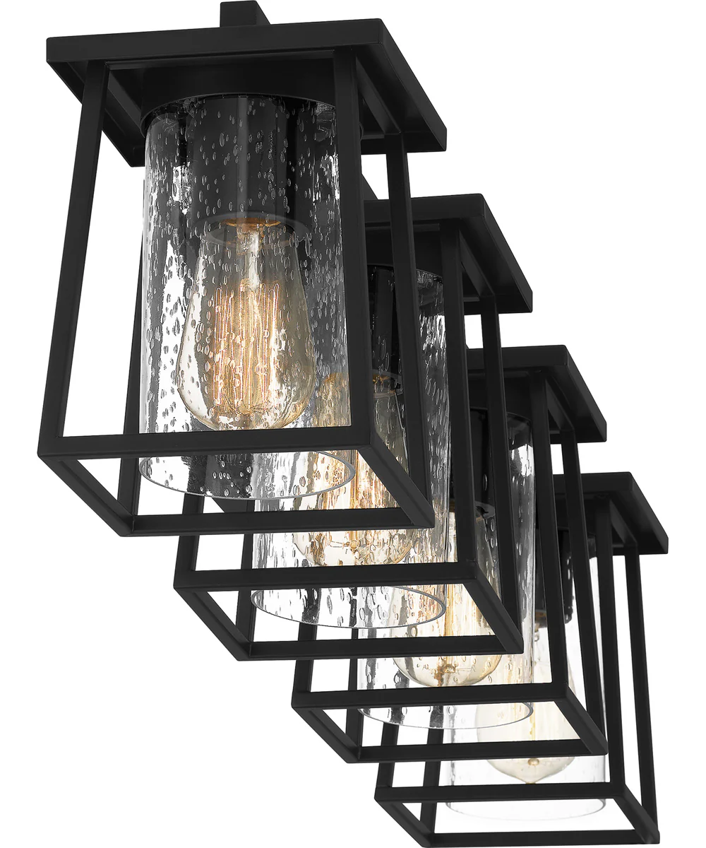 Lodge Extra Large 4-light Bath Light Matte Black - Image 5
