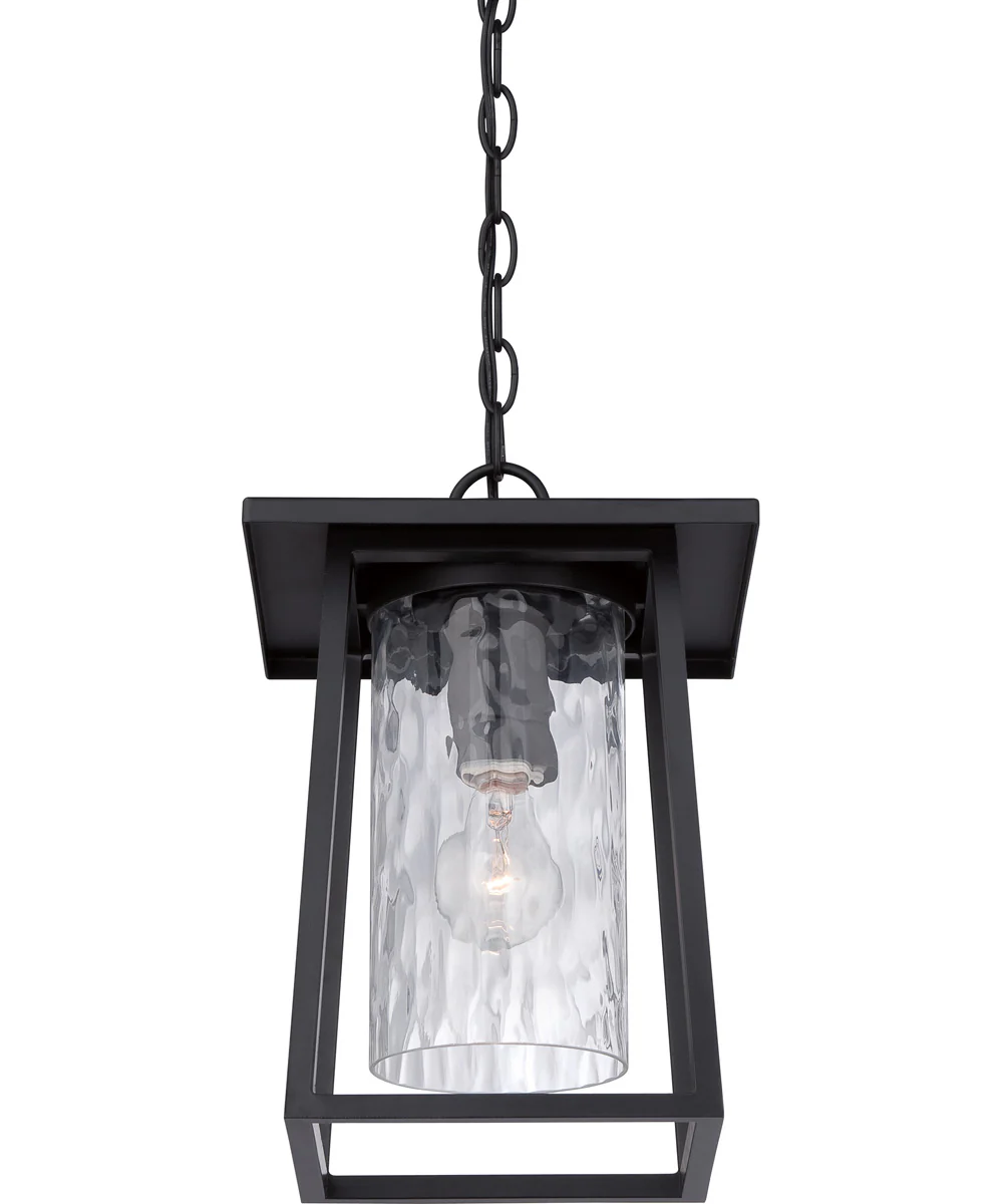 Lodge Large 1-light Outdoor Pendant Light Mystic Black - Image 5