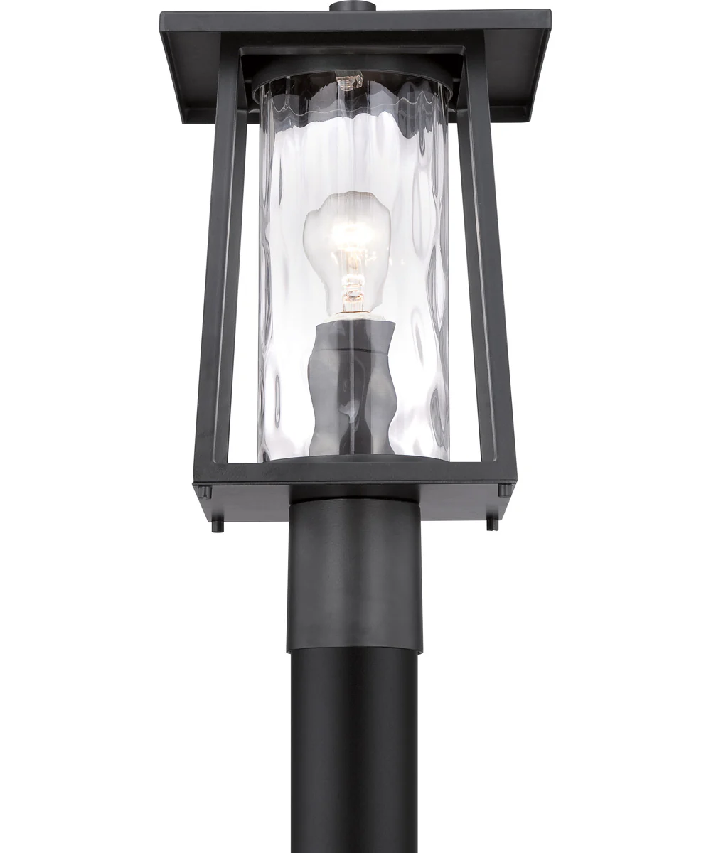 Lodge Large 1-light Outdoor Post Light Mystic Black - Image 5