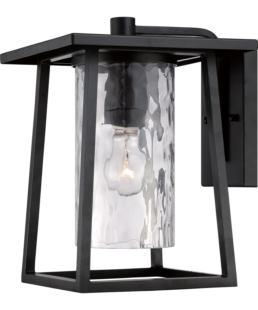 Lodge Large 1-light Outdoor Wall Light Mystic Black - Image 2