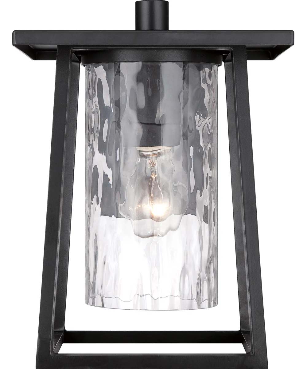 Lodge Large 1-light Outdoor Wall Light Mystic Black - Image 4