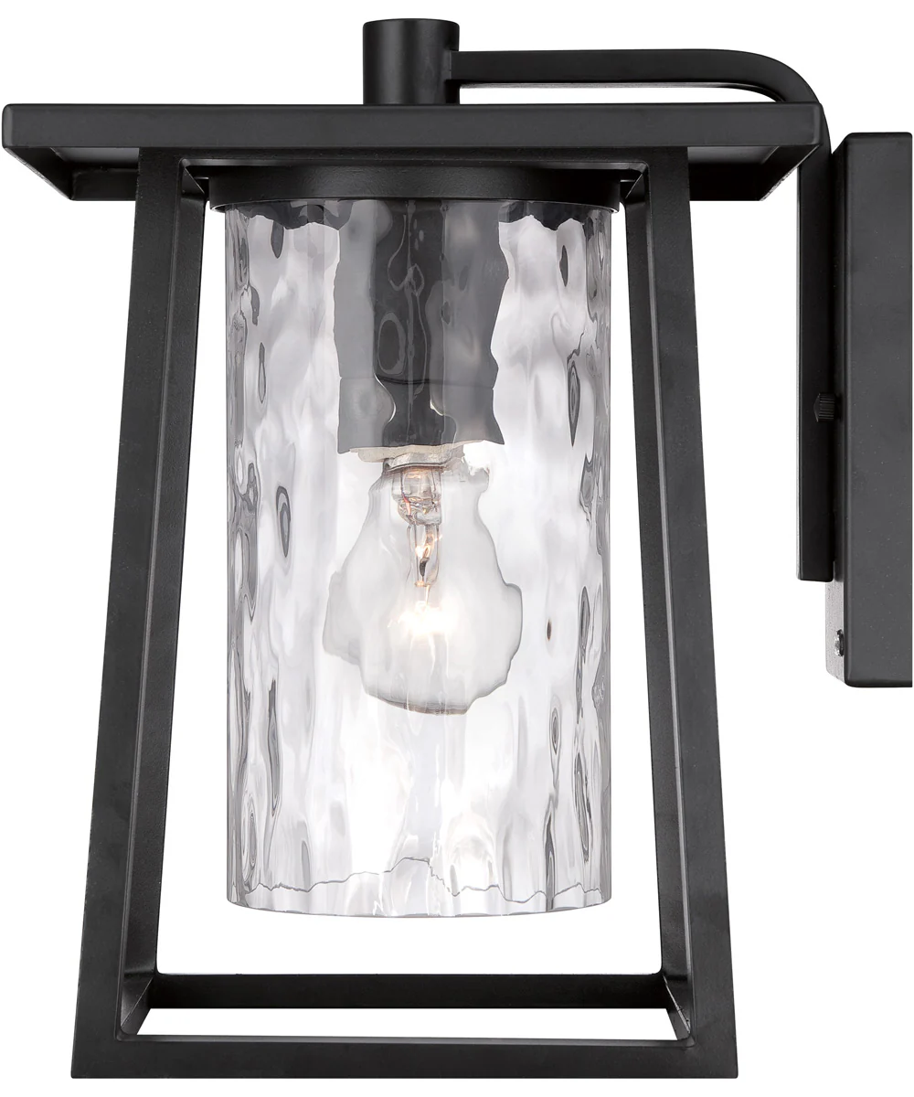 Lodge Large 1-light Outdoor Wall Light Mystic Black - Image 5