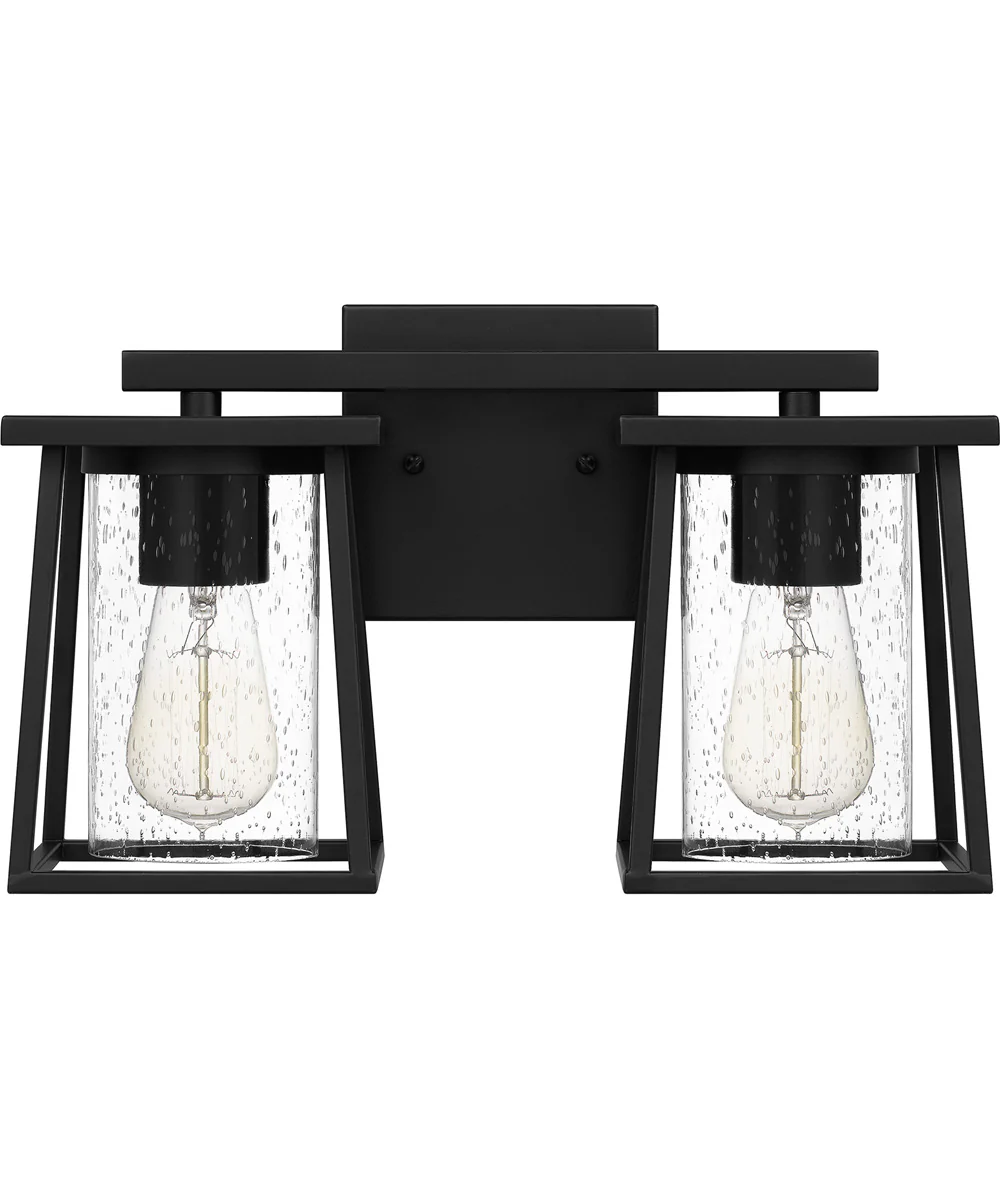 Lodge Medium 2-light Bath Light Matte Black - Image 3