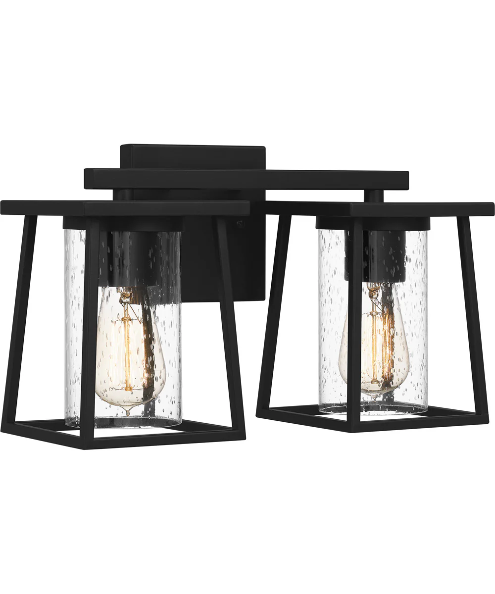 Lodge Medium 2-light Bath Light Matte Black - Image 4
