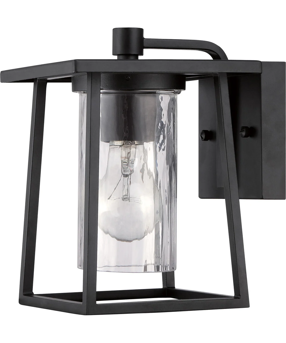 Lodge Small 1-light Outdoor Wall Light Mystic Black - Image 3